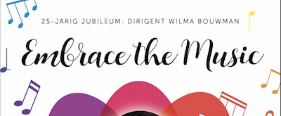 6 April – 25 jarig jubileum van onze dirigent Wilma Bouwman